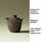 Iron Glaze Ceramic Tea