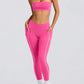 Womens Yoga Running Sports Set | side profile detail