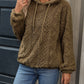 Womens Plush Jacquard Hooded | front view product shot