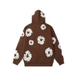 Foam brown sweater white wreath