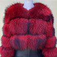 Crimson Red 3-Sleeve 4-Section