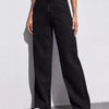 Straight Leg Jeans - Black