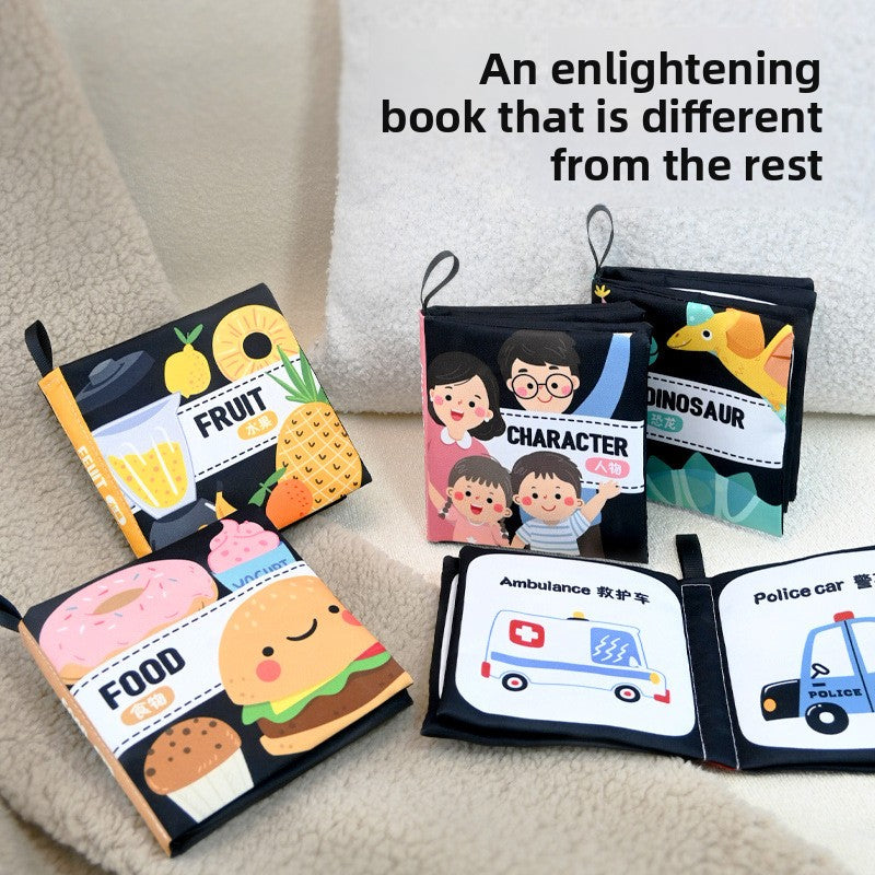Tear-Resistant Baby Cloth Books Set | close up material texture
