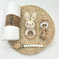Crochet animal rattle set photographed in soft natural light