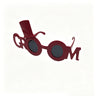 Groom hat groom glasses-red