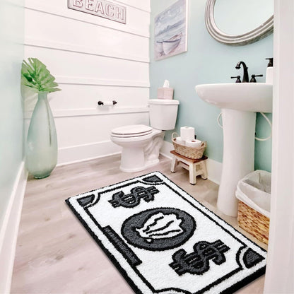 Cartoon Currency Faux Cashmere Rug | pair or pairing styling