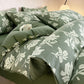 Brushed cotton bedding set pattern variation shown in detail