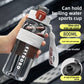 Front view of the sports water bottle showing the wide screw-on lid