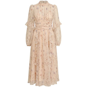 Chiffon Long Sleeve Dress