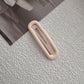 Solid color matte snap hair clip closeup