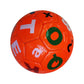 Size 2 childrens soccer ball with colorful number and math symbol print on stitched glossy PVC panels