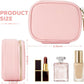 PU Leather Makeup Case with Mirror and Light