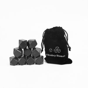 Reusable Whiskey Chilling Stones Set | side profile detail close up