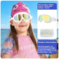 Children's Swimming Goggles with Nose Cover and Anti-Fog Lenses