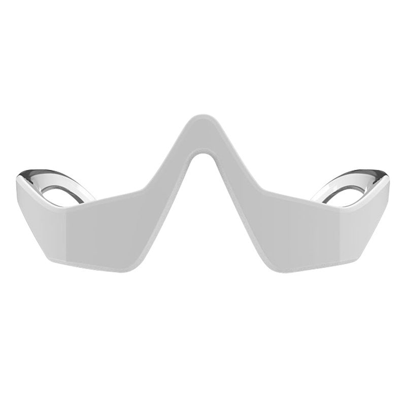 Close up of the soft pressure nodes on the portable eye massager contact surface