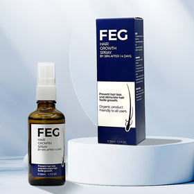 FEG Scalp and Hair Care Spray, 50 ml Amber Bottle