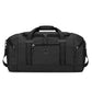 Oxford travel duffel bag folded flat to show its collapsible storage