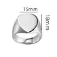 Stainless steel ring jewelry