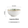 Green Bud 4.5 inch dazzling pattern Bowl