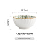 Green Bud 4.5 inch dazzling pattern Bowl