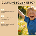 Promotional graphic introducing the steamed bun slow rebound squishy toy