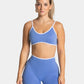 Contrast Trim Seamless Four-Piece Yoga Set for Women, Bra Tank Shorts and Leggings