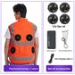 Men's Summer Cooling Fan Vest Reflective Work Vest