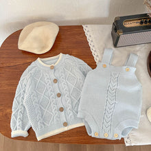 Knitted Suspender Baby Set