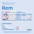 Rem Side Engraved 129-Key