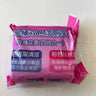 Two-color toilet cleaning block