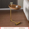 Walnut color + gold rack