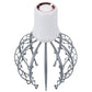 Close up of the intensity control button on the scalp massager