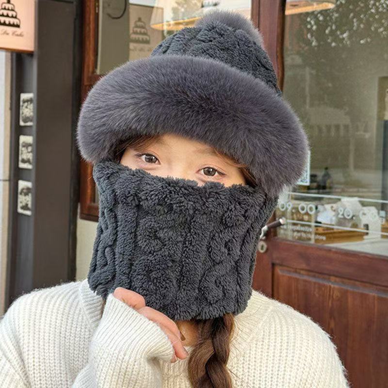 Winter Warm Imitation Fur Bucket Hat | morning natural light styling
