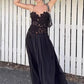 Elegant Lace Patchwork Dress