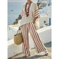 Women's Loose Fit Plaid Two-Piece Set