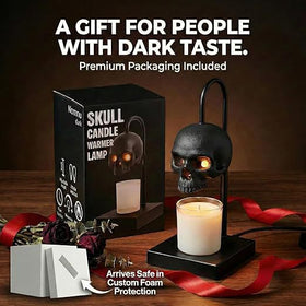 Skull Candle Warmer Lamp Adjustable Height Dimmable