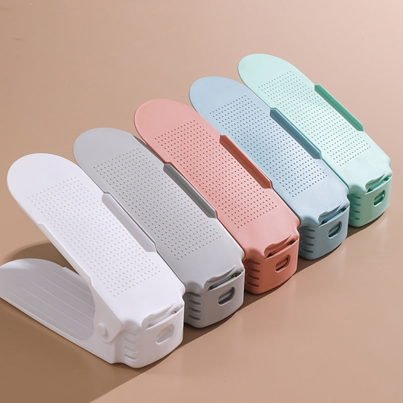 Adjustable Dual Layer Shoe Rack