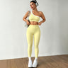 Light yellow set with white trim
