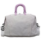 Expandable Oxford travel duffel bag shown from the side, water resistant shell