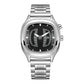 Retro Dual Display Quartz Watch | scale reference next to a hand