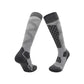 High tube sport ski socks with knit grip zones and a cushioned sole in a colourway pair