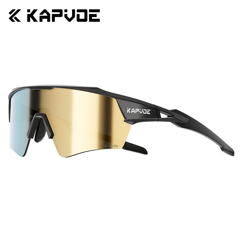 Hiker on summit ridge wearing KAPVOE pair