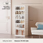 Shoe cabinet with double-row dust-proof function
