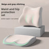 Rice grey color-Backrest+Seat Cushion