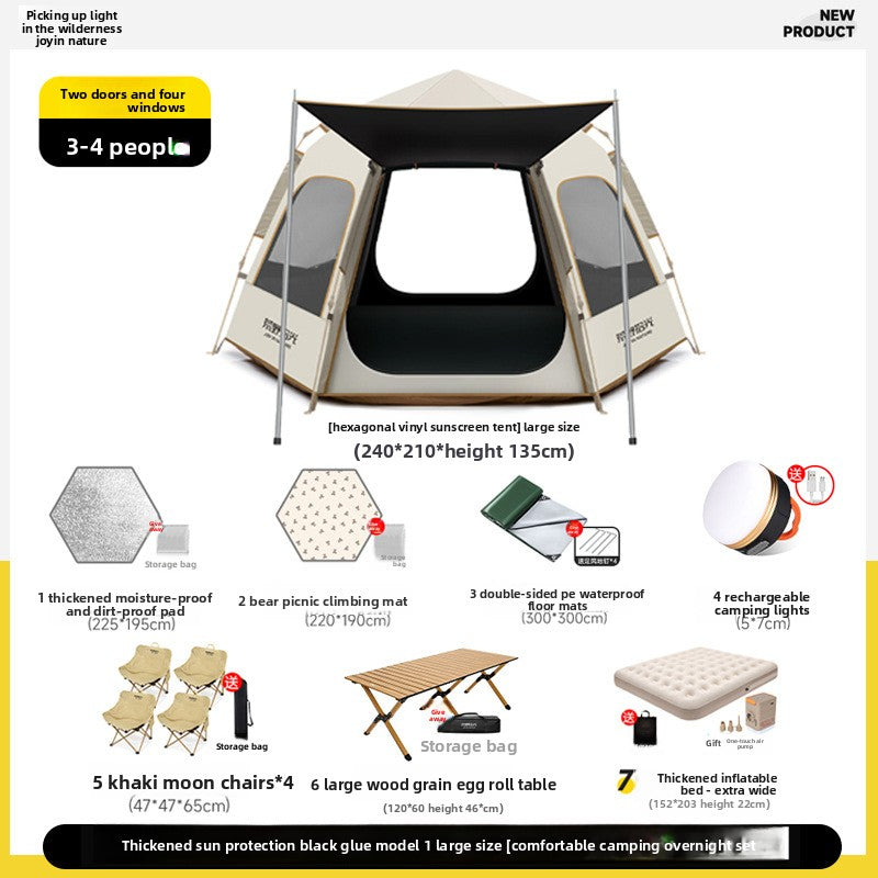 Automatic Pop Up Camping Tent | lifestyle context
