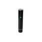 Black handheld vacuum sealer with a green button