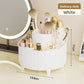 Rotatable Makeup Brush Organizer with Dustproof Cover