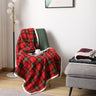 Red and Green Plaid / 140x200 cm | 55x79 in