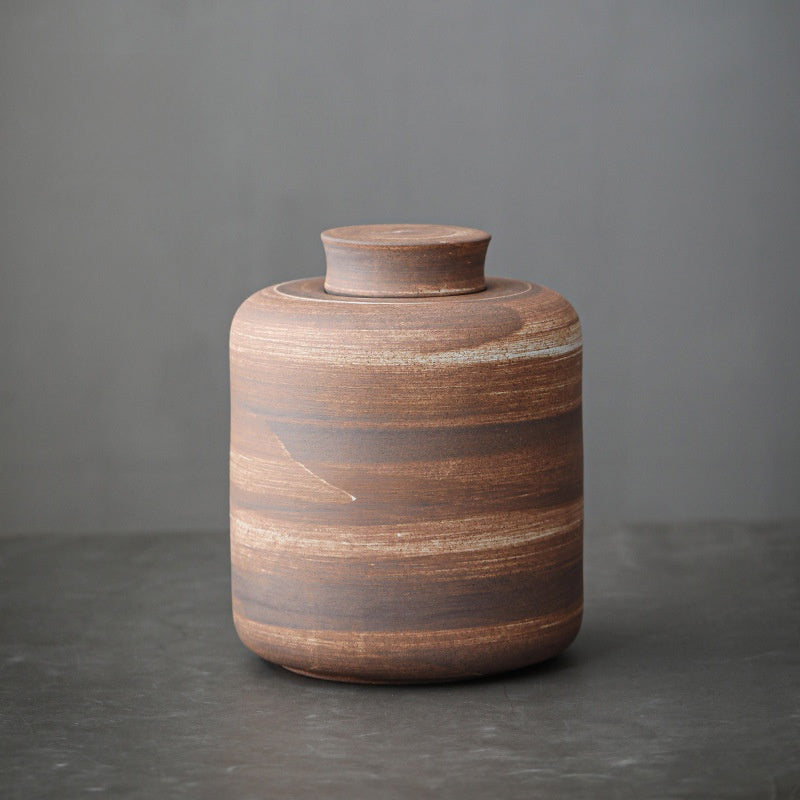 Ceramic Storage Jar with Custom Logo | color and tone detail