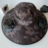 Square Camo Dark Brown Mesh